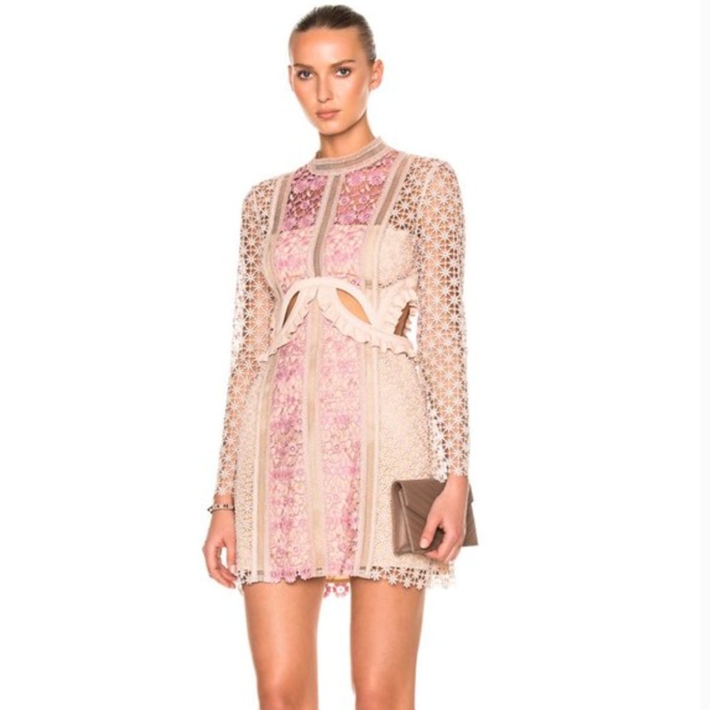 SELF PORTRAIT CUTOUT DRESS